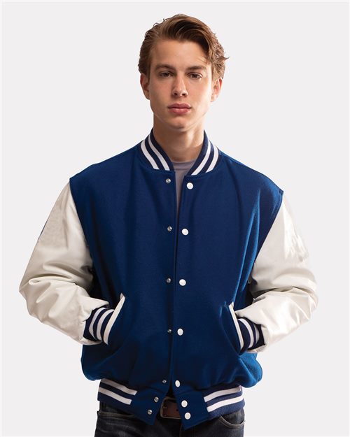 Holloway-Men's Varsity Wool Jacket - 224183