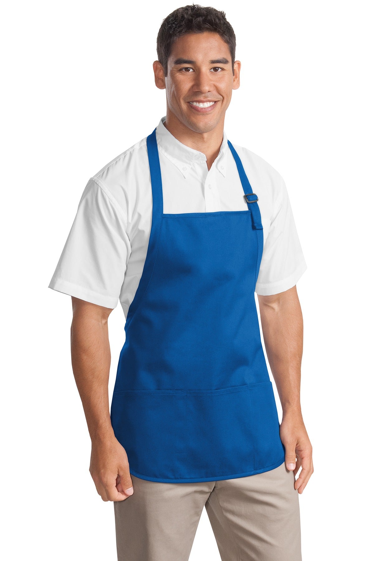 Port Authority® Medium-Length Apron with Pouch Pockets. A510