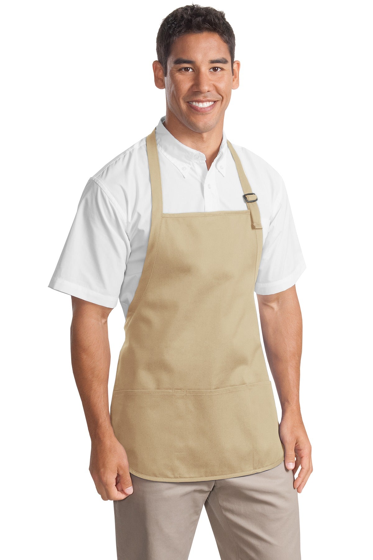 Port Authority® Medium-Length Apron with Pouch Pockets. A510