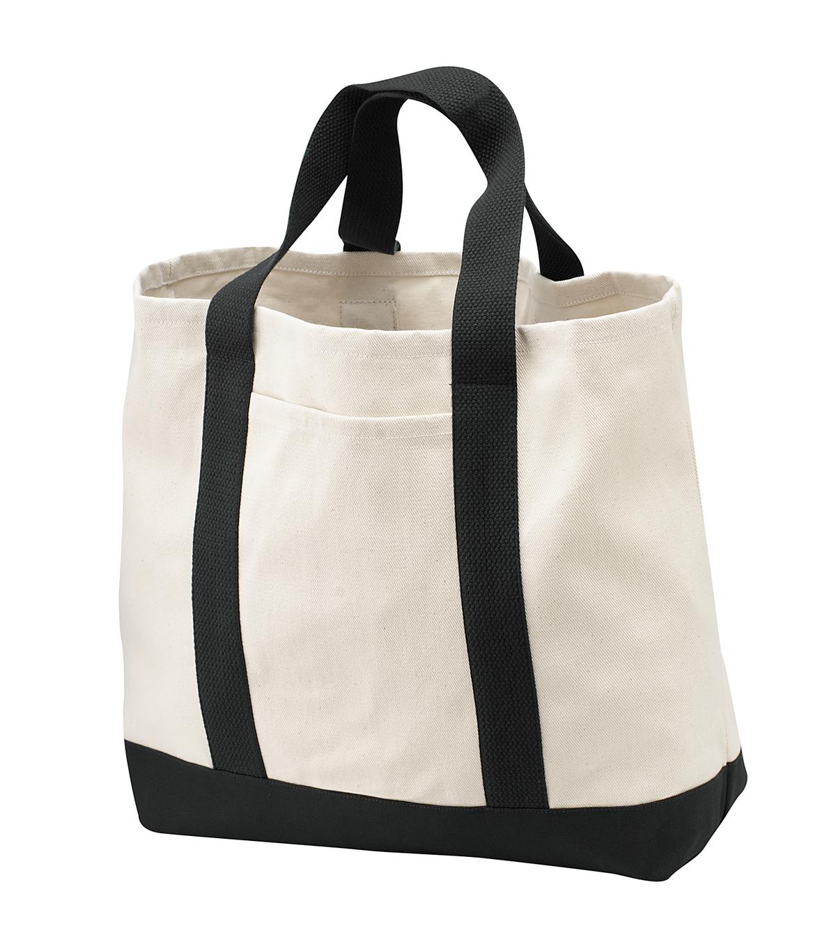 Port Authority® - Ideal Twill Two-Tone Shopping Tote. B400