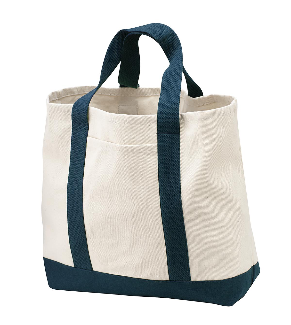 Port Authority® - Ideal Twill Two-Tone Shopping Tote. B400