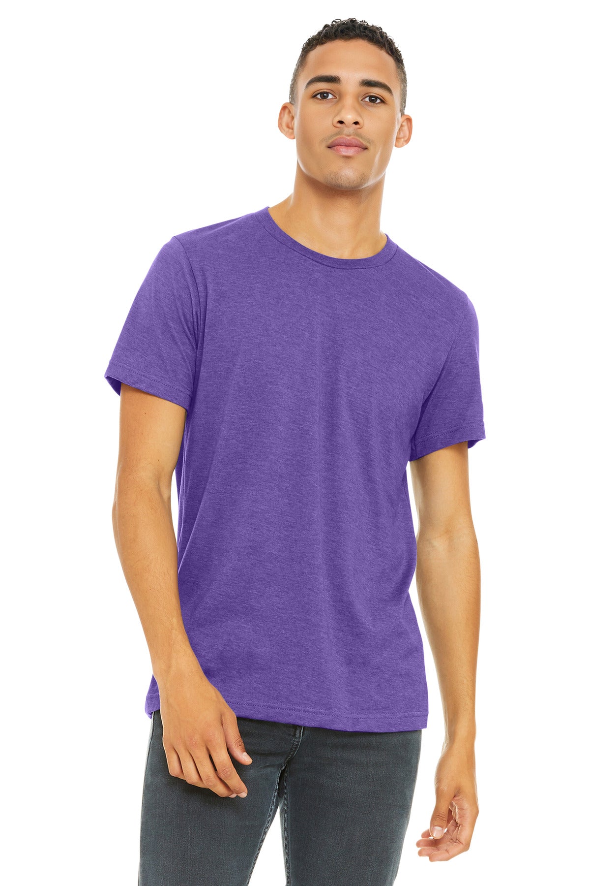 BELLA+CANVAS ® Unisex Heather CVC Short Sleeve Tee. BC3001CVC