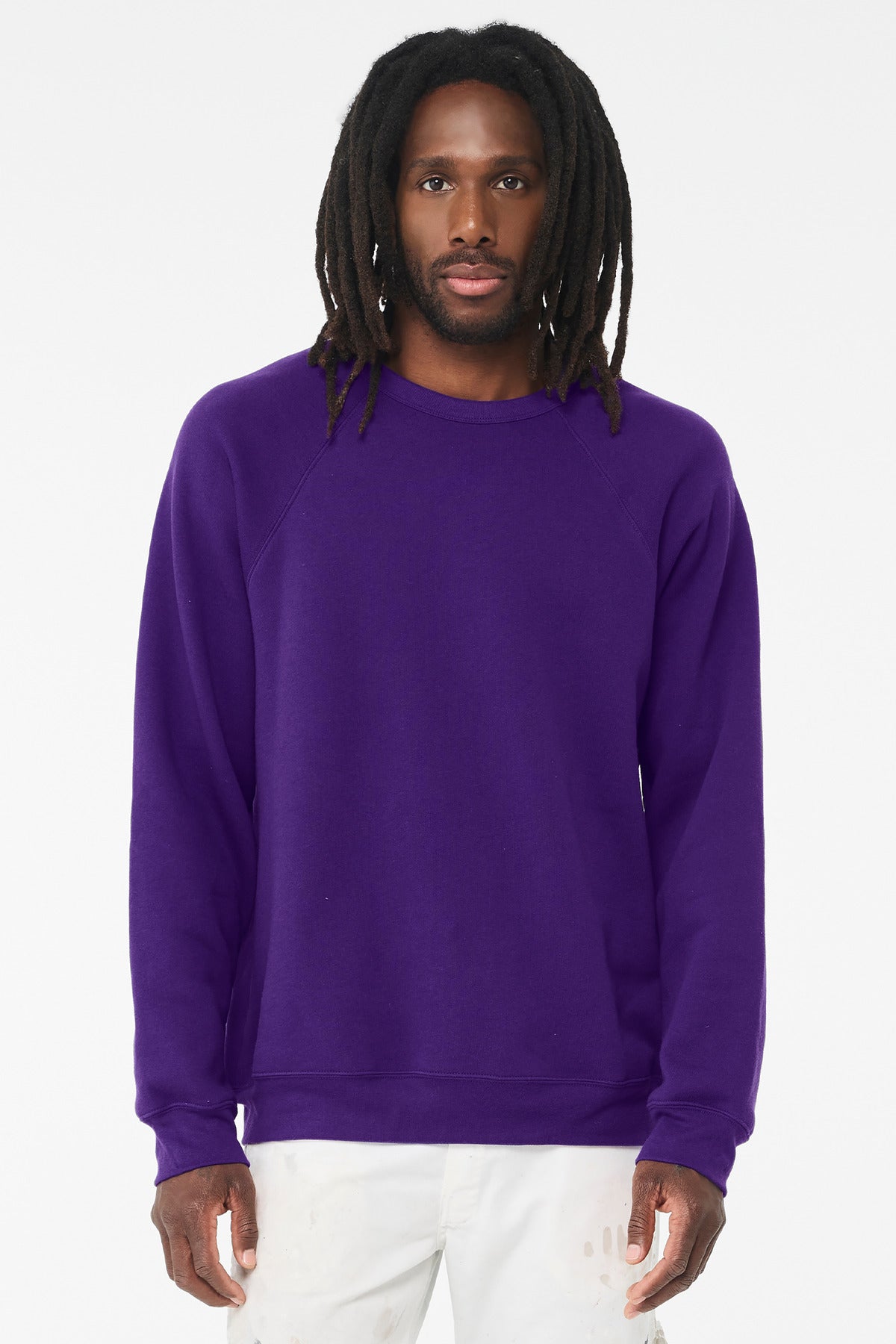 BELLA+CANVAS ® Unisex Sponge Fleece Raglan Sweatshirt. BC3901