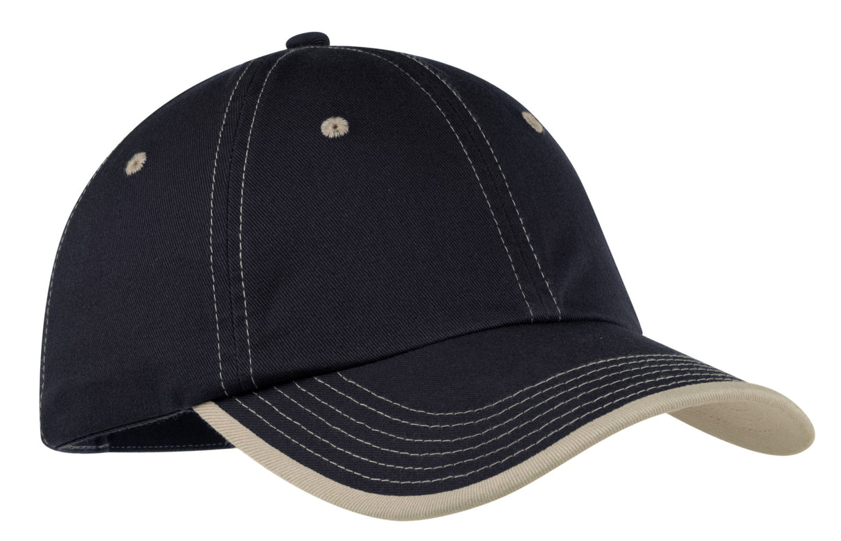 Port Authority® Vintage Washed Contrast Stitch Cap. C835