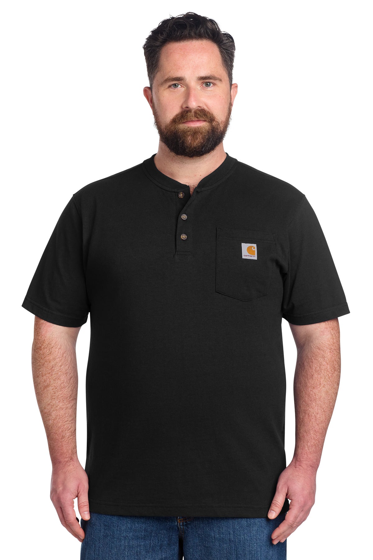 Carhartt ® Short Sleeve Henley T-Shirt CTK84