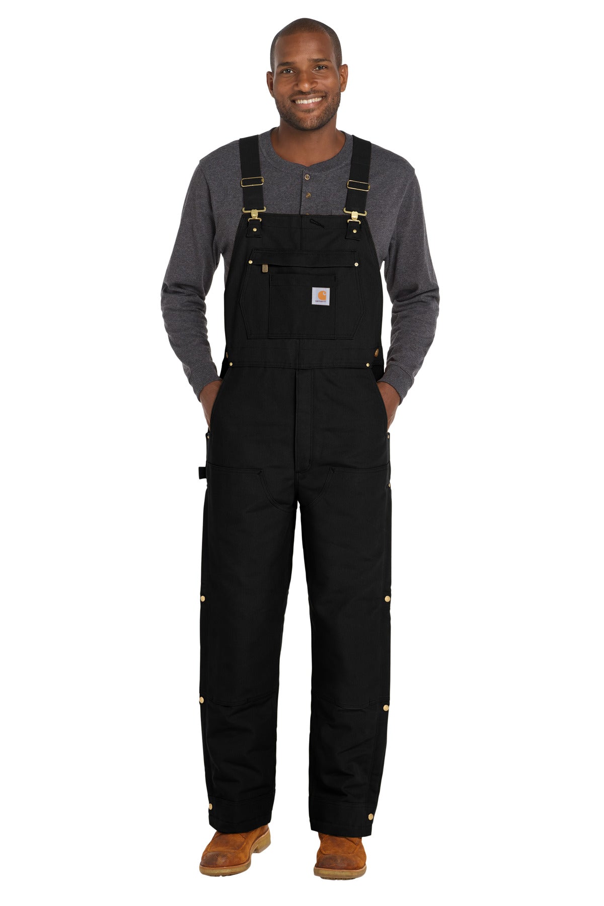 Carhartt ® Short Firm Duck Insulated Bib Overalls CTS106672