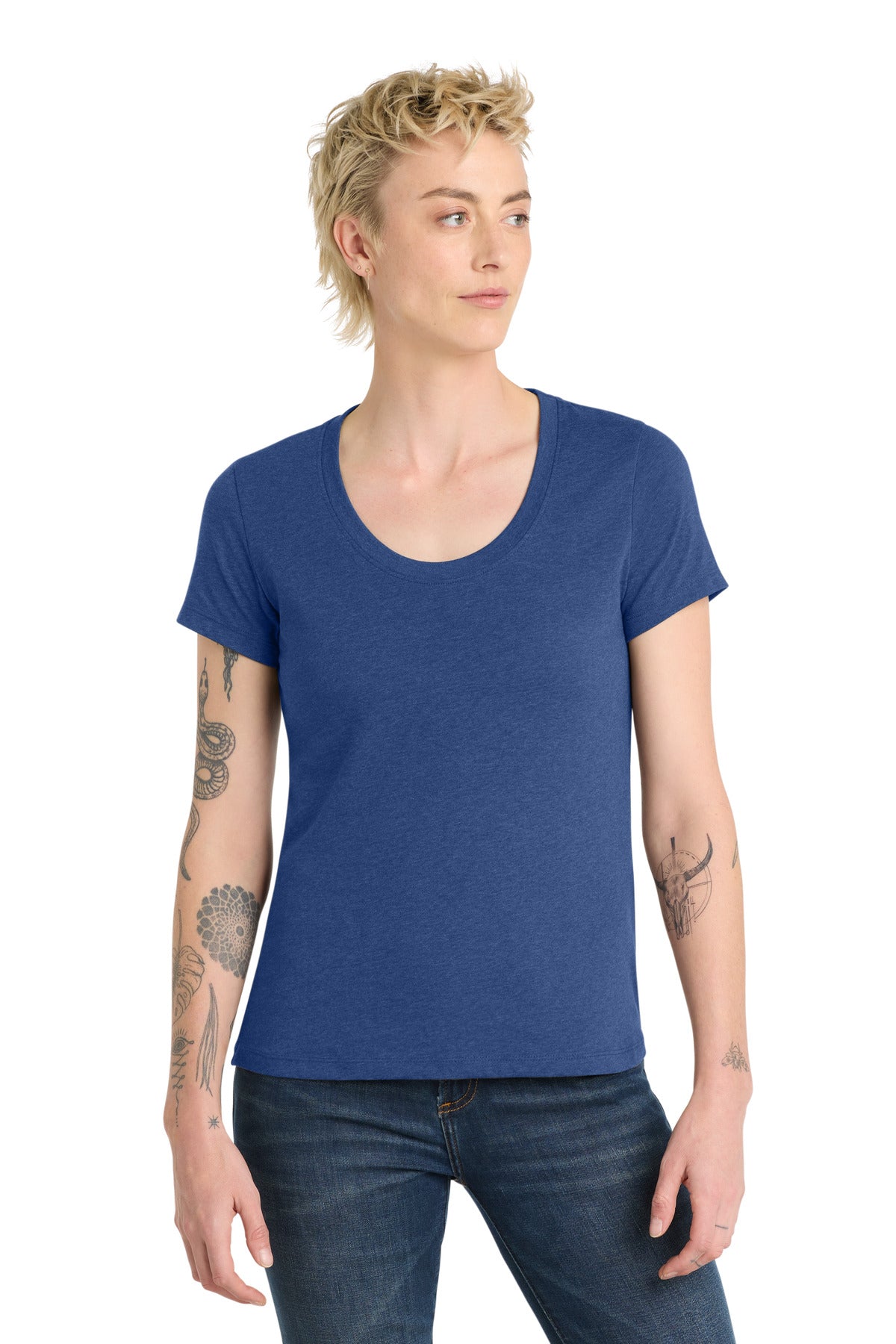 District ® Women's Flex Scoop Neck Tee DT7501