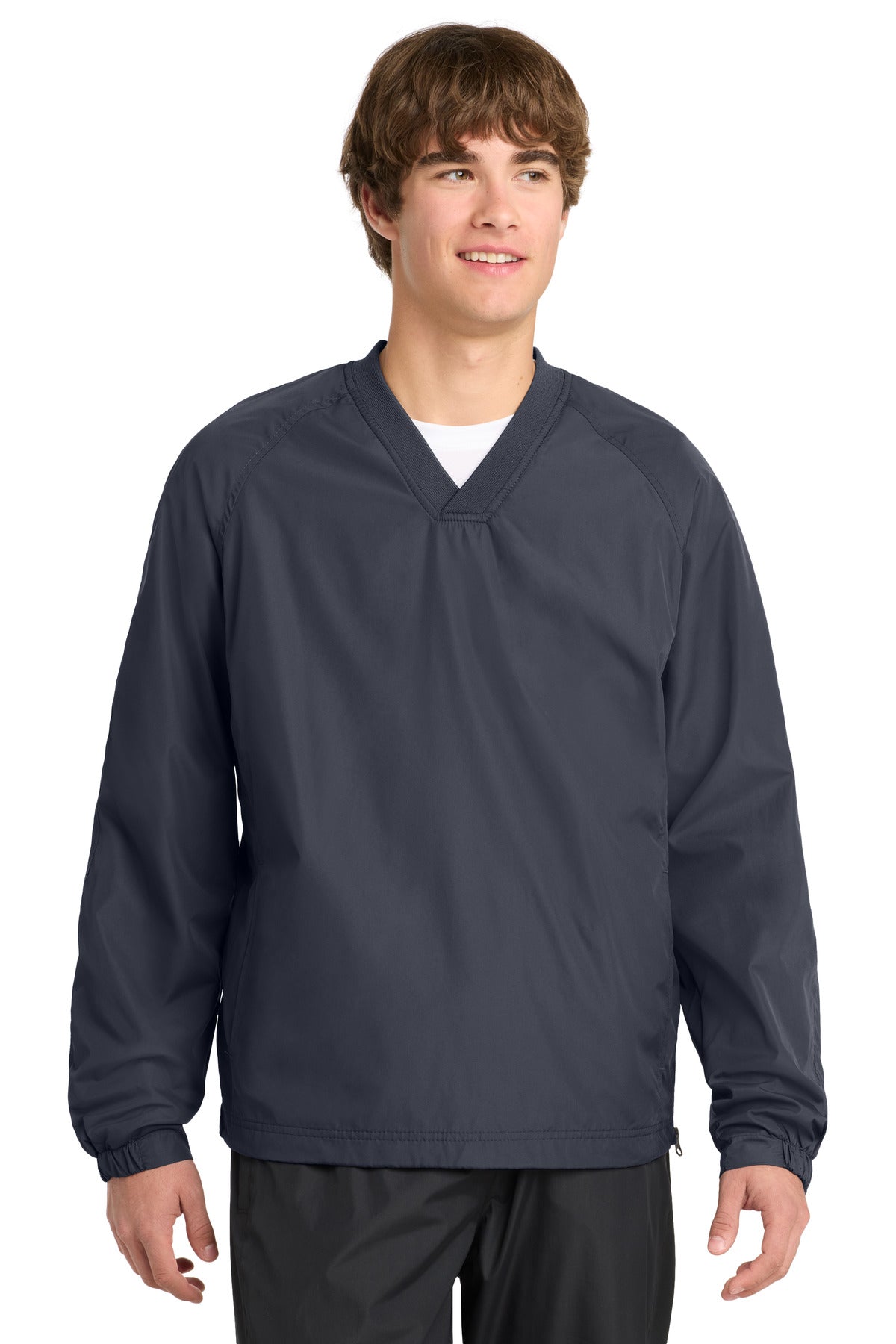 Sport-Tek ® V-Neck Raglan Wind Shirt. JST72