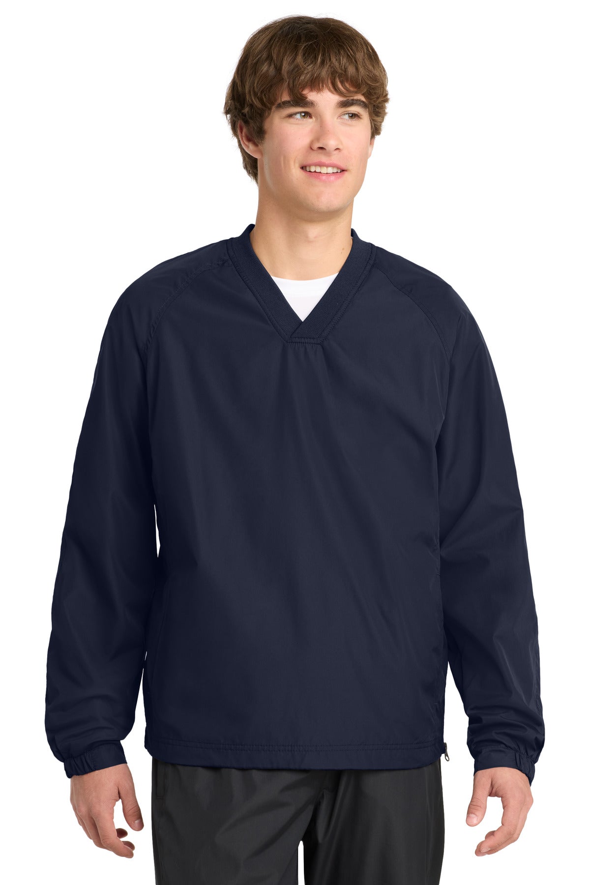 Sport-Tek ® V-Neck Raglan Wind Shirt. JST72
