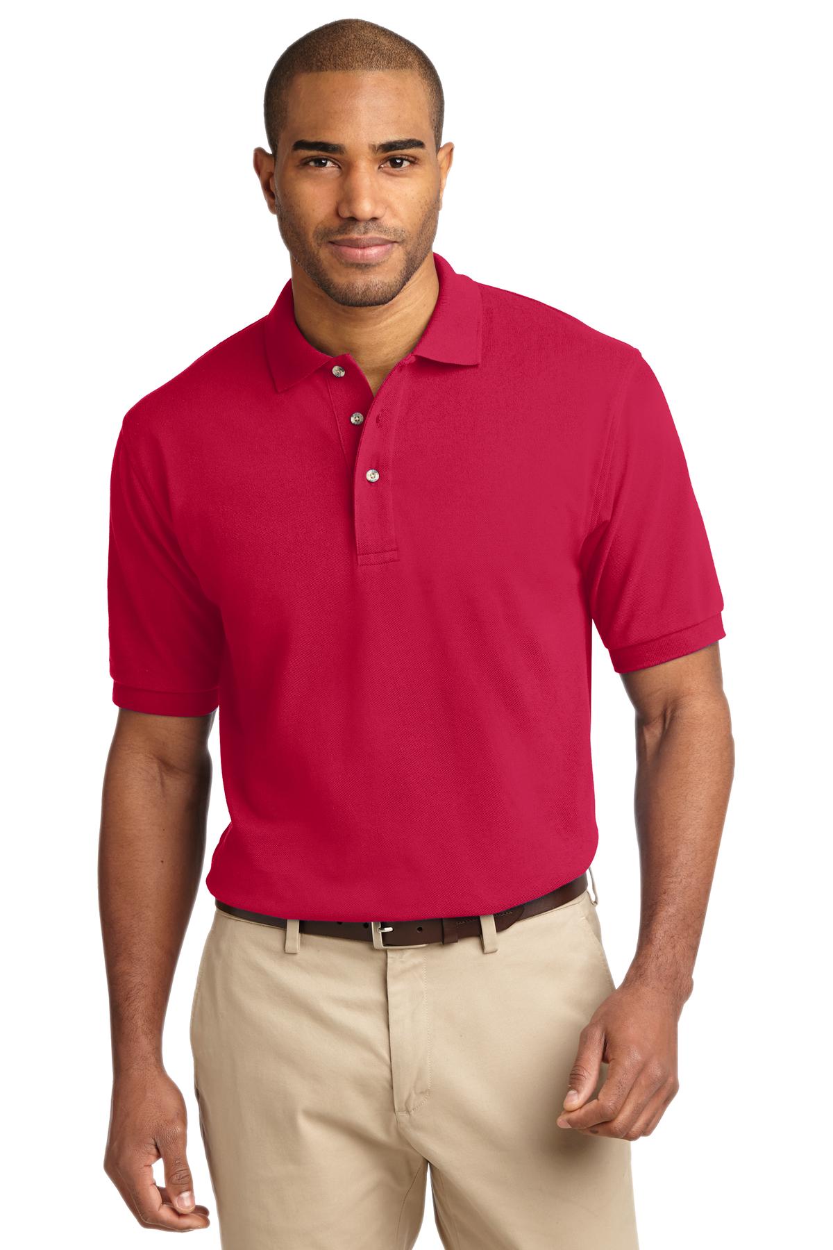 Port Authority® Heavyweight Cotton Pique Polo. K420