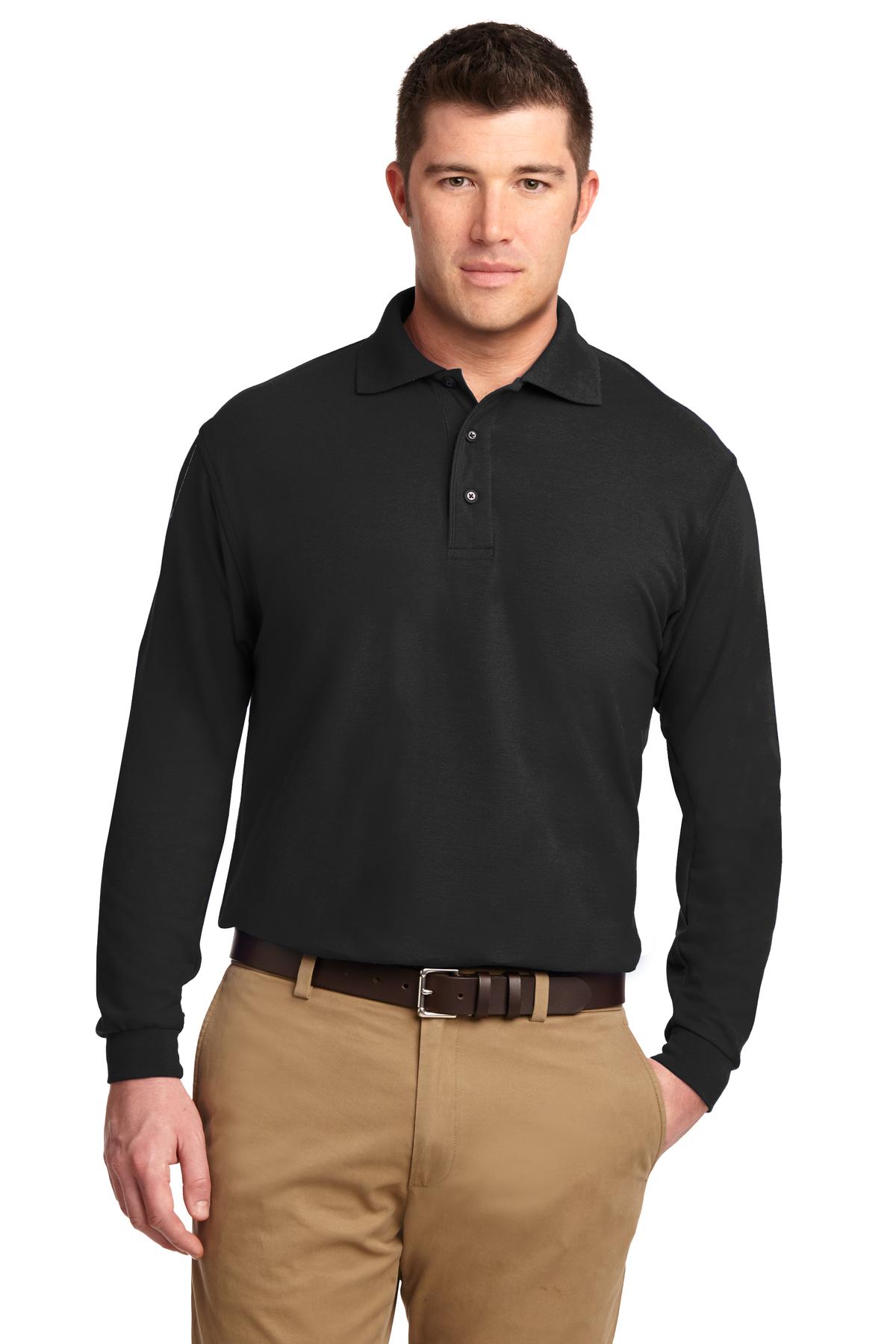 Port Authority® Silk Touch™ Long Sleeve Polo. K500LS