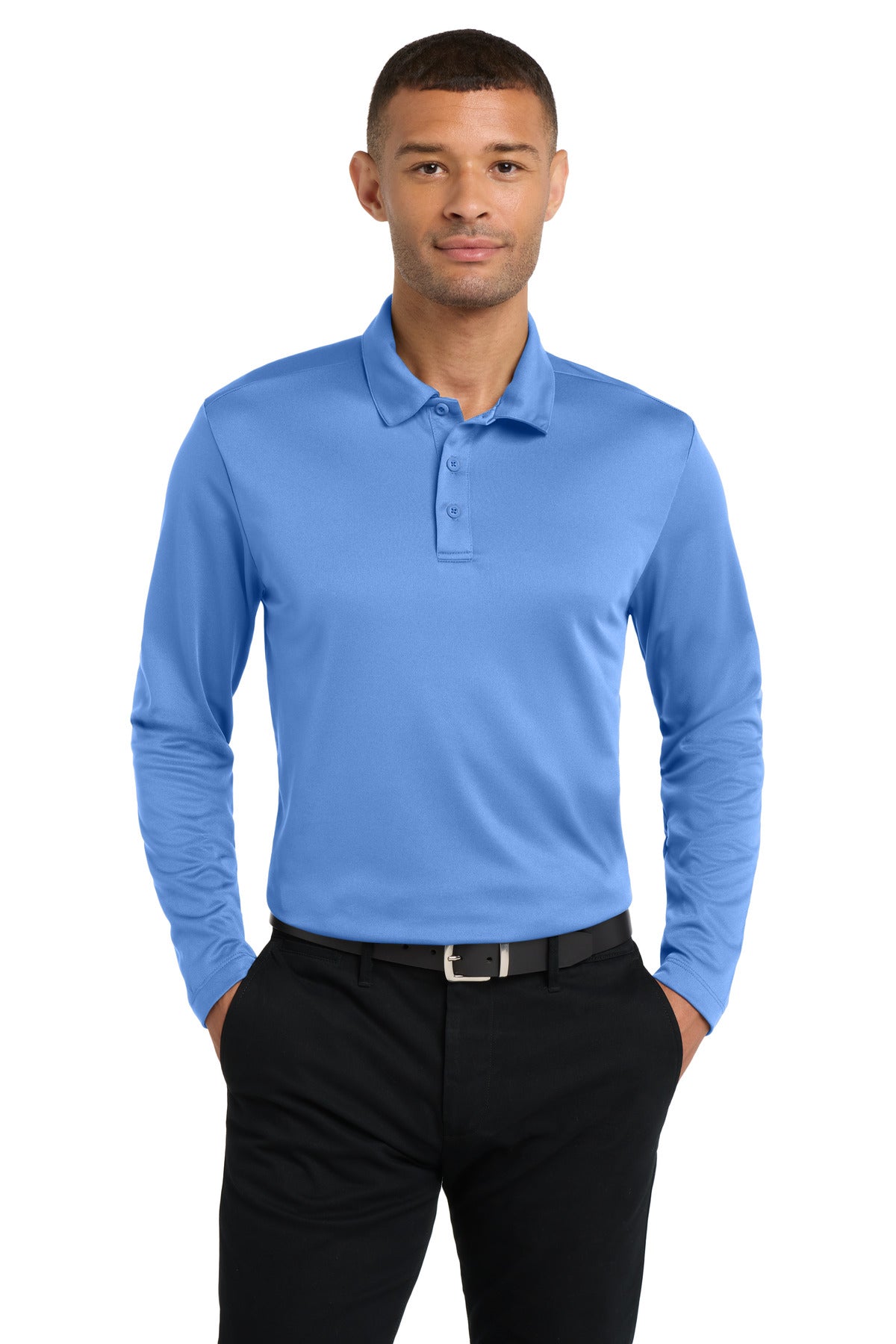Port Authority ® Silk Touch™ Performance Long Sleeve Polo. K540LS