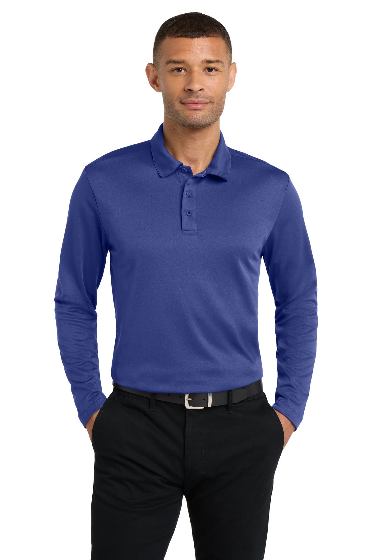 Port Authority ® Silk Touch™ Performance Long Sleeve Polo. K540LS