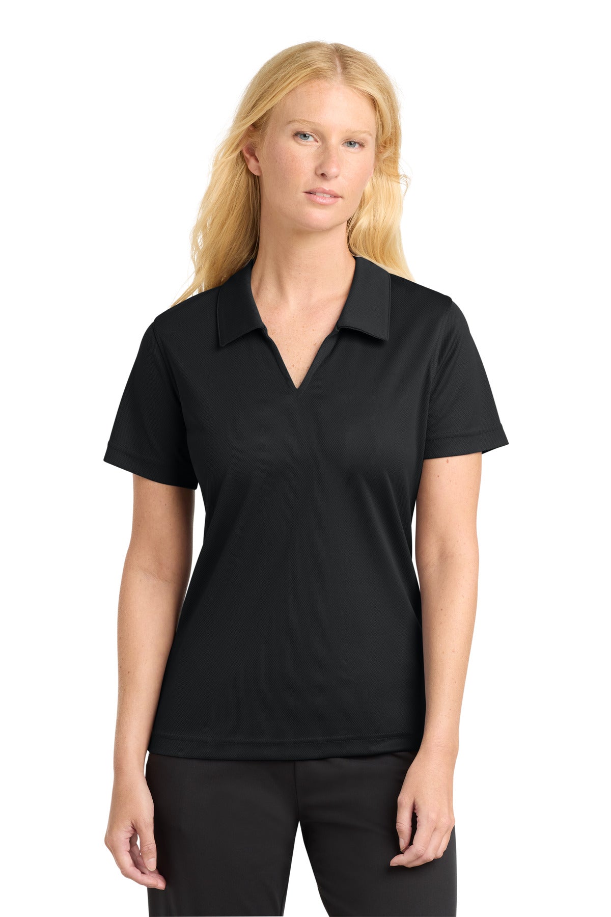 Sport-Tek ® Women's Dri-Mesh ® V-Neck Polo. L469