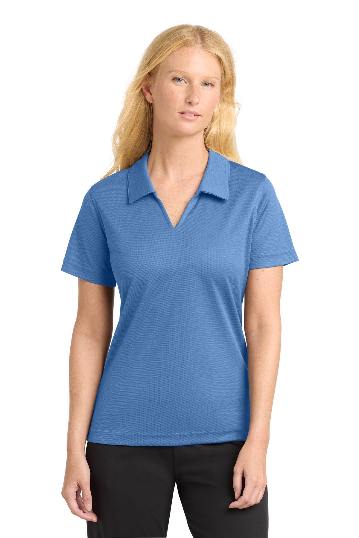 Sport-Tek ® Women's Dri-Mesh ® V-Neck Polo. L469