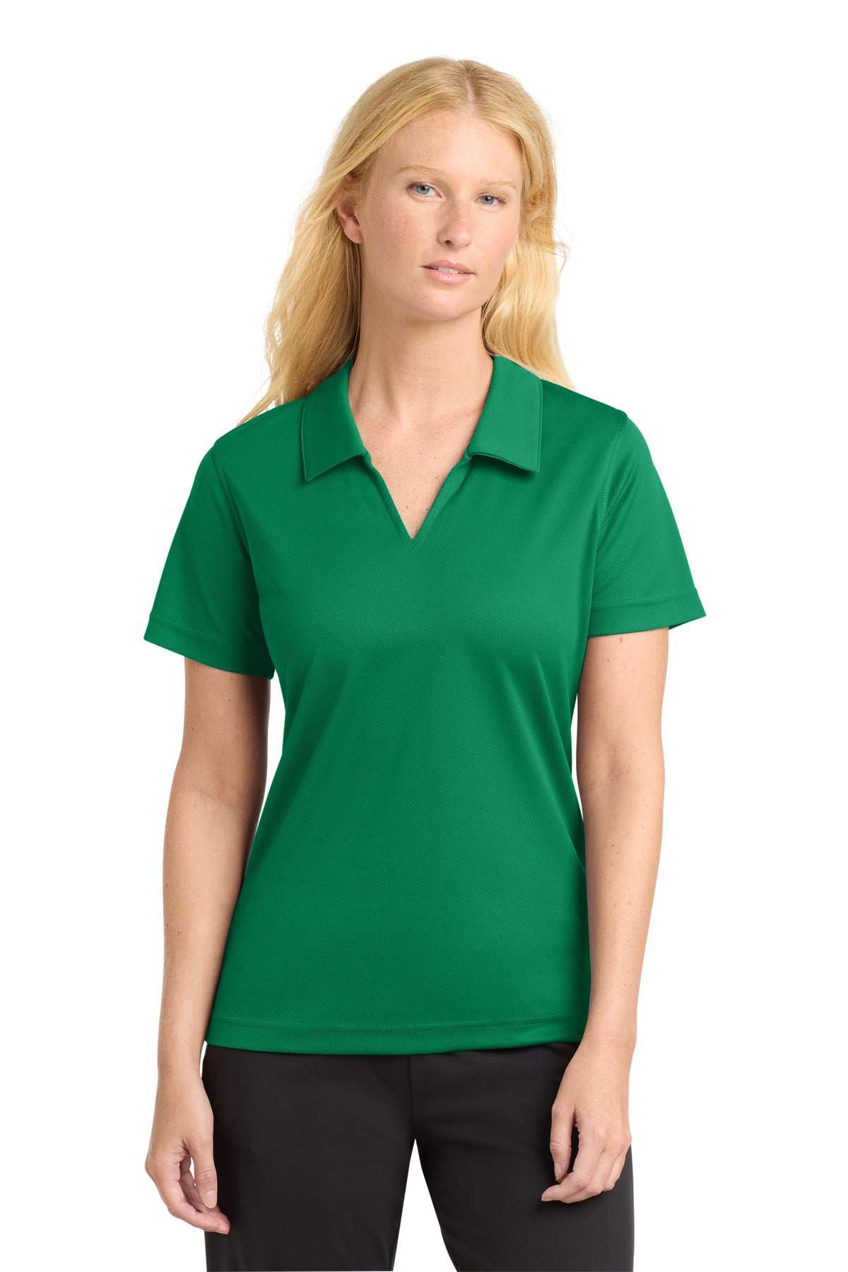 Sport-Tek ® Women's Dri-Mesh ® V-Neck Polo. L469