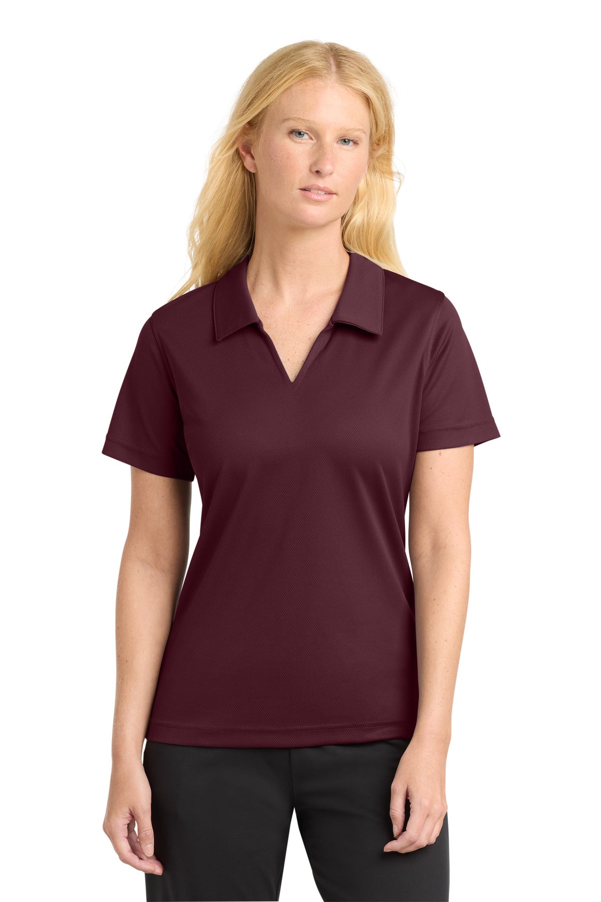 Sport-Tek ® Women's Dri-Mesh ® V-Neck Polo. L469