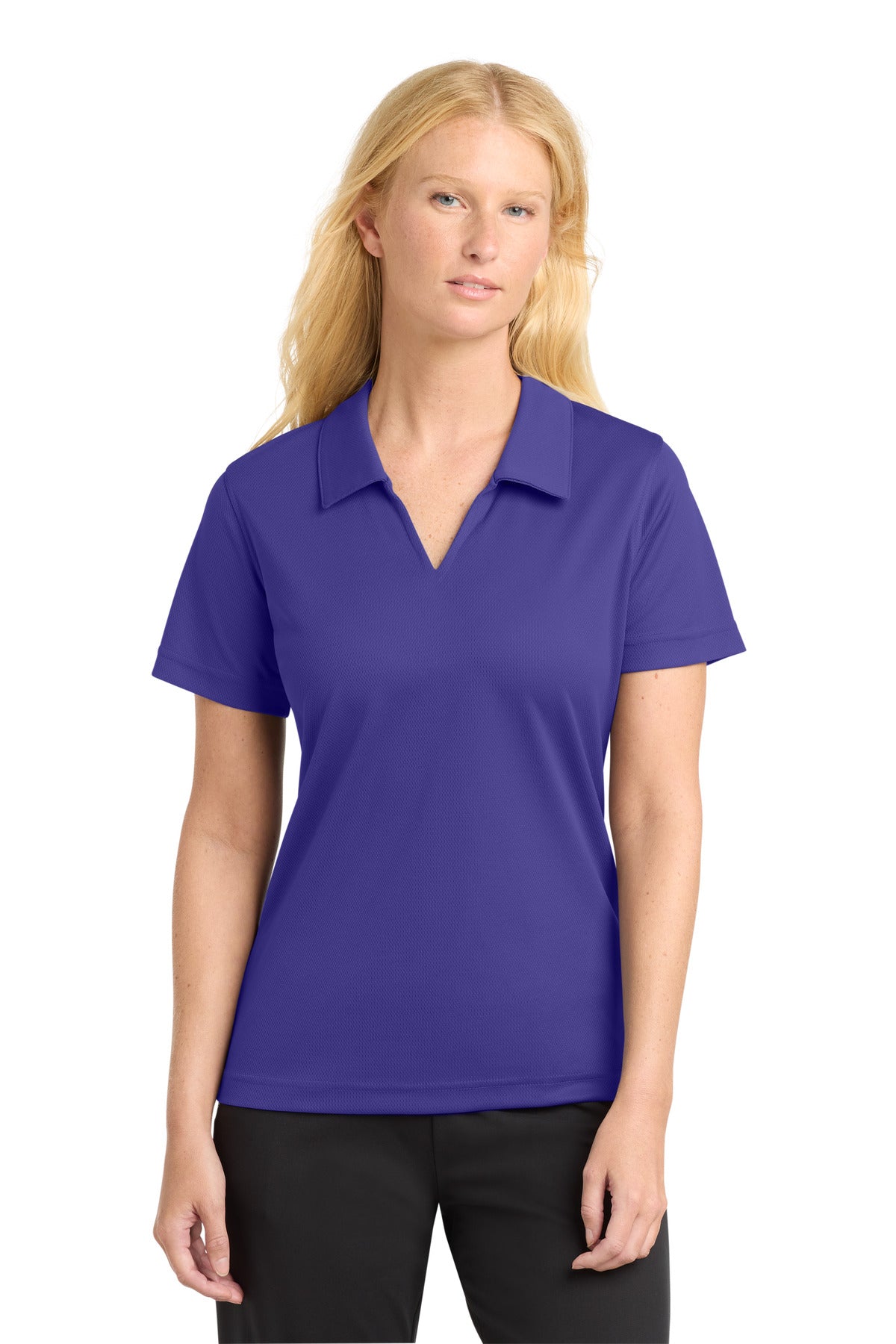 Sport-Tek ® Women's Dri-Mesh ® V-Neck Polo. L469