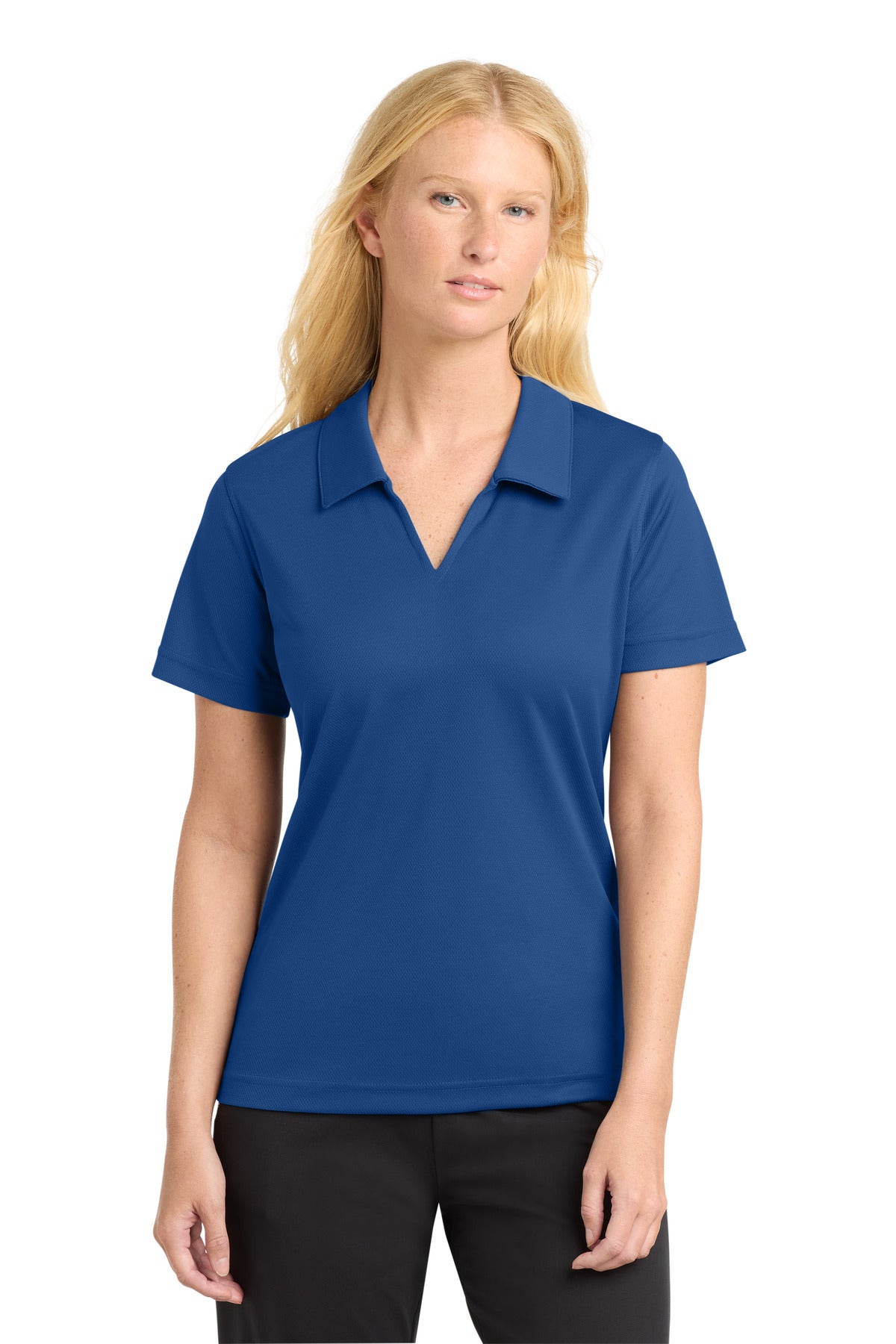 Sport-Tek ® Women's Dri-Mesh ® V-Neck Polo. L469
