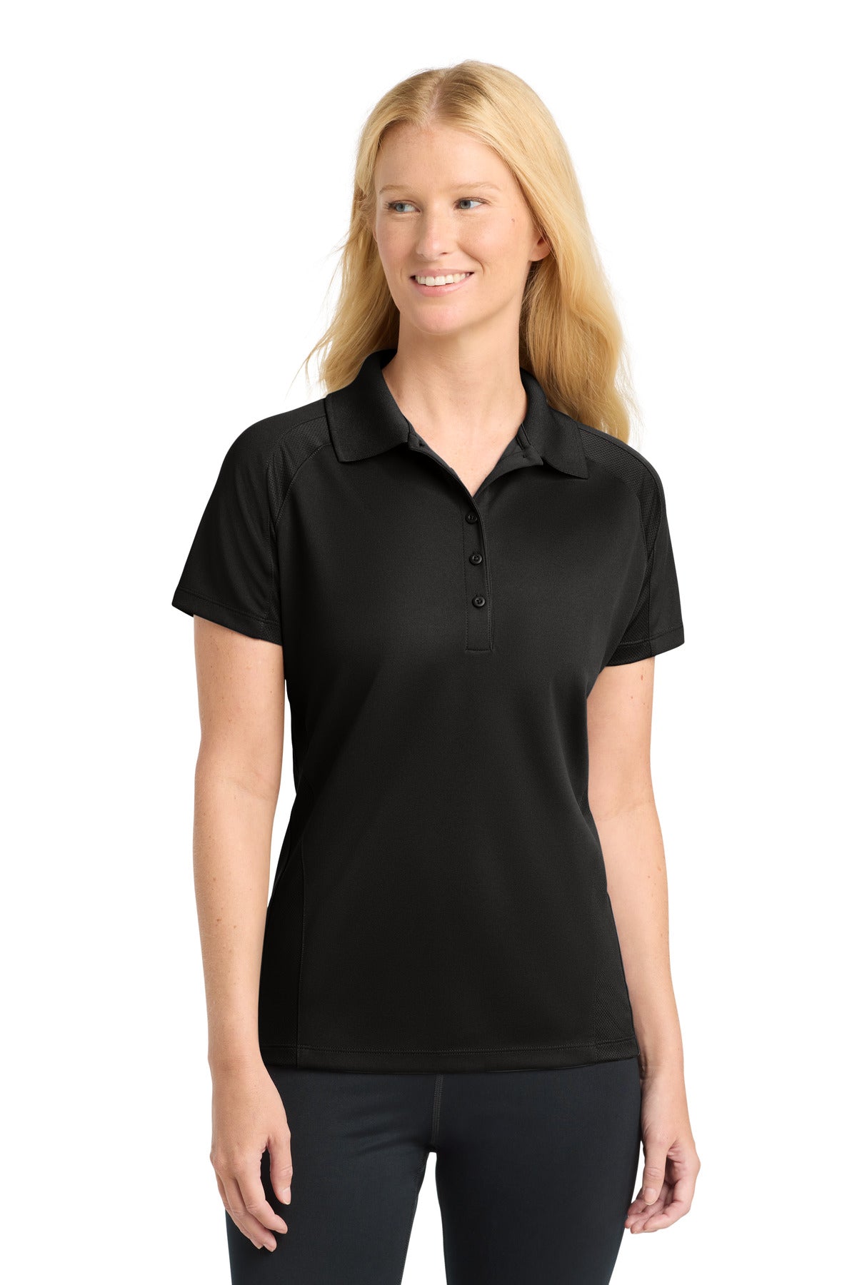 Sport-Tek ® Women's Dri-Mesh ® Pro Polo. L474