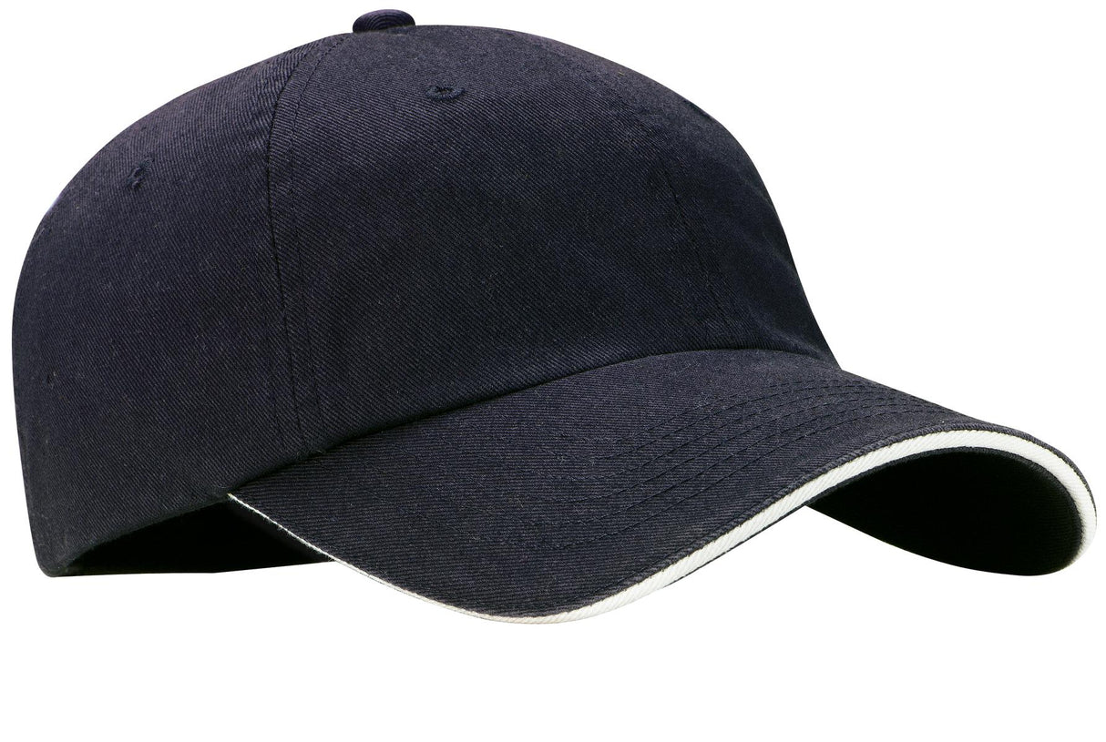 Port Authority® Sandwich Bill Cap with Striped Closure. C830
