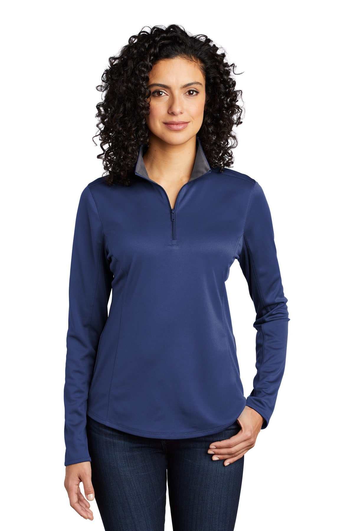 Port Authority ® Ladies Silk Touch ™ Performance 1/4-Zip LK584