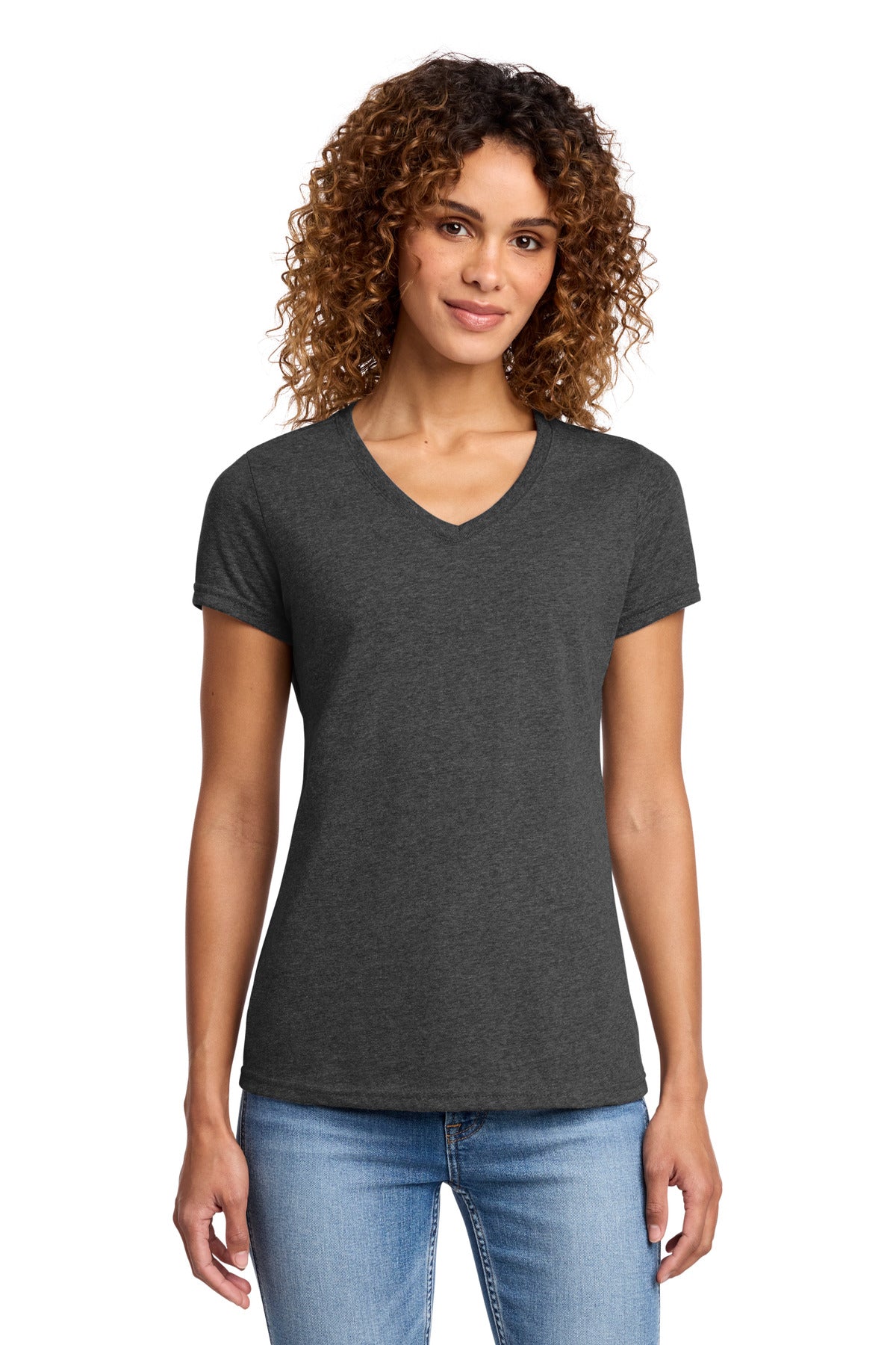 Port & Co ™ Women's Fan Favorite ™ Blend V-Neck Tee. LPC455V