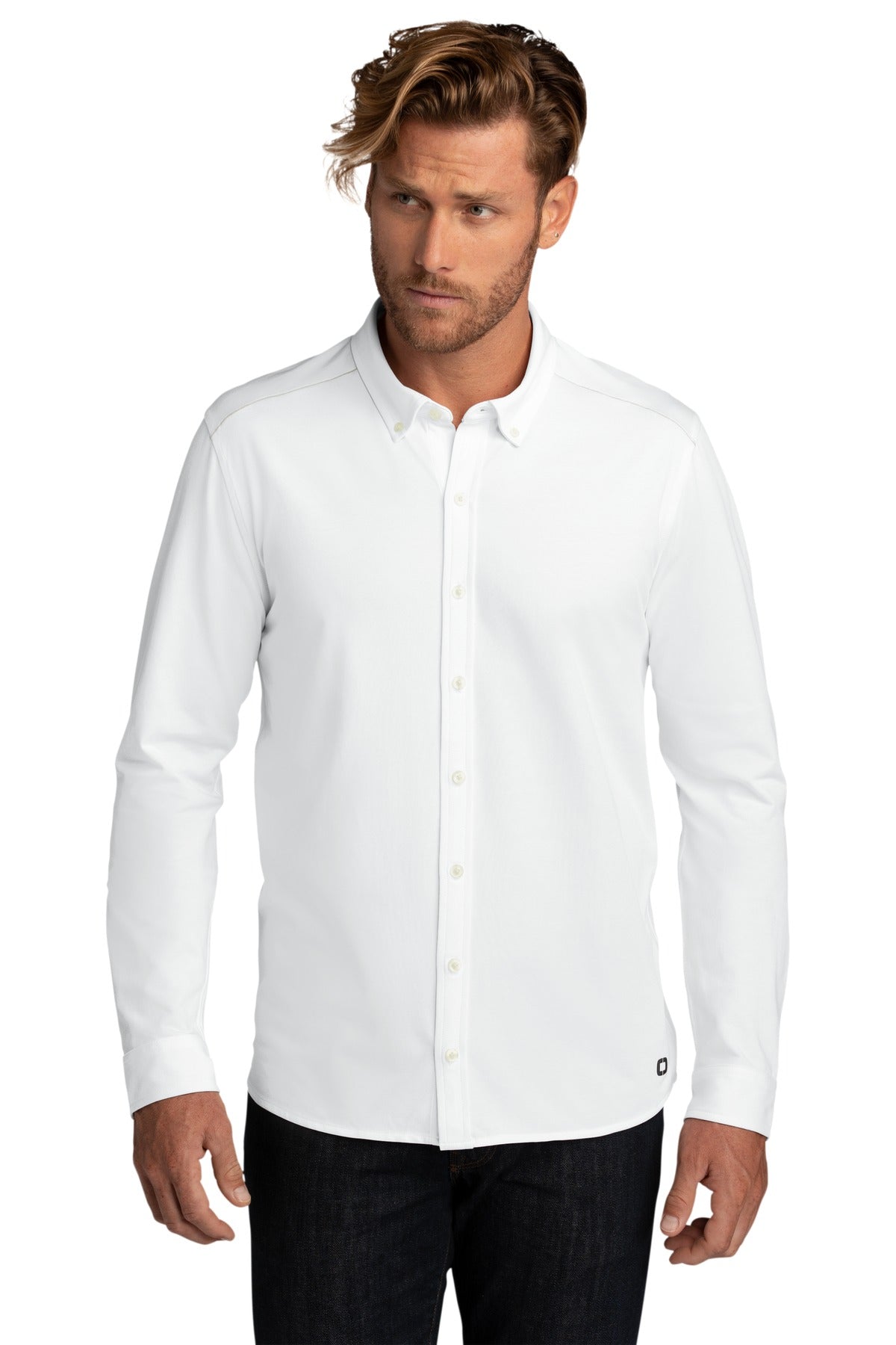OGIO ® Code Stretch Long Sleeve Button-Up. OG145