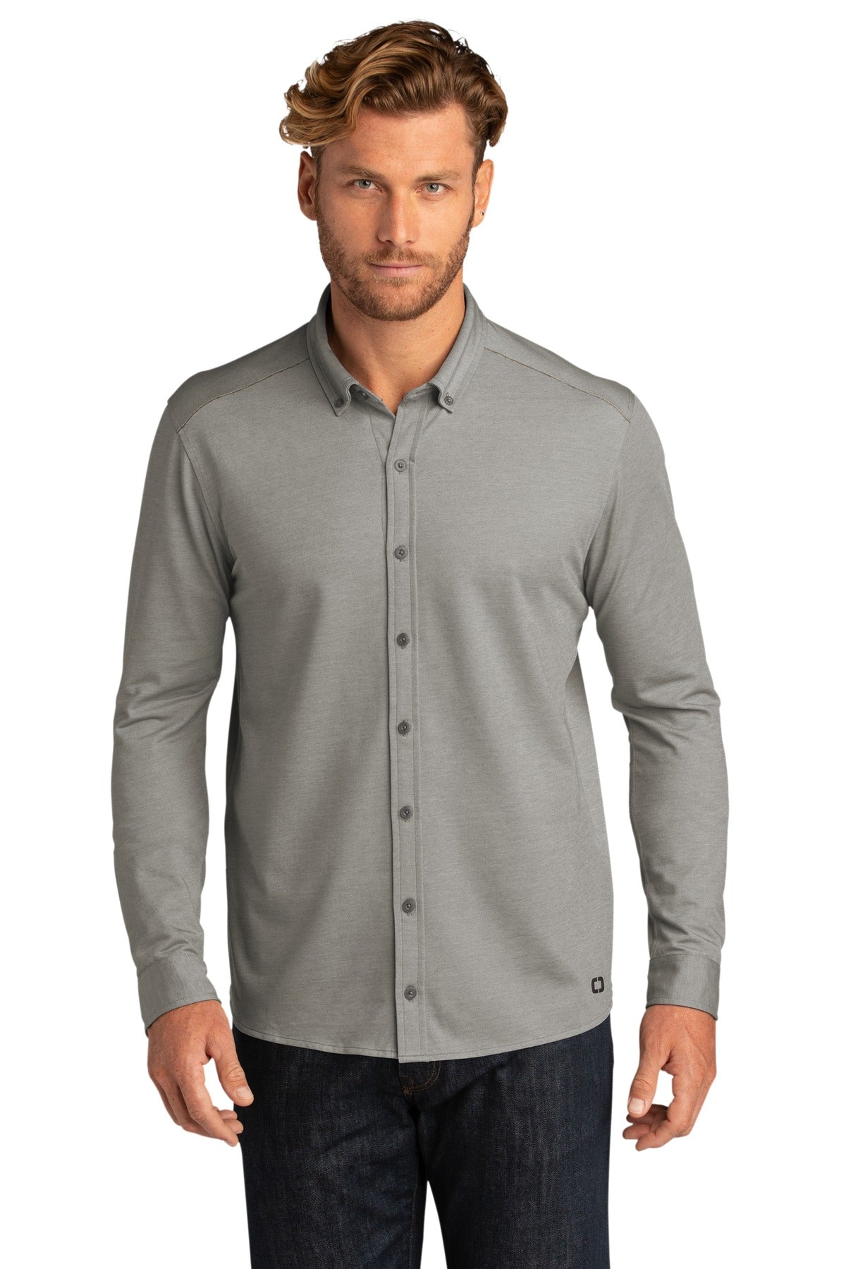 OGIO ® Code Stretch Long Sleeve Button-Up. OG145