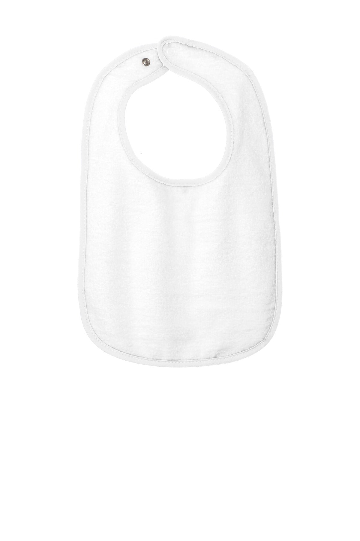 Rabbit Skins™ Infant Contrast Trim Terry Bib. RS1003