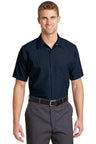 Red Kap® Long Size, Short Sleeve Industrial Work Shirt. SP24LONG