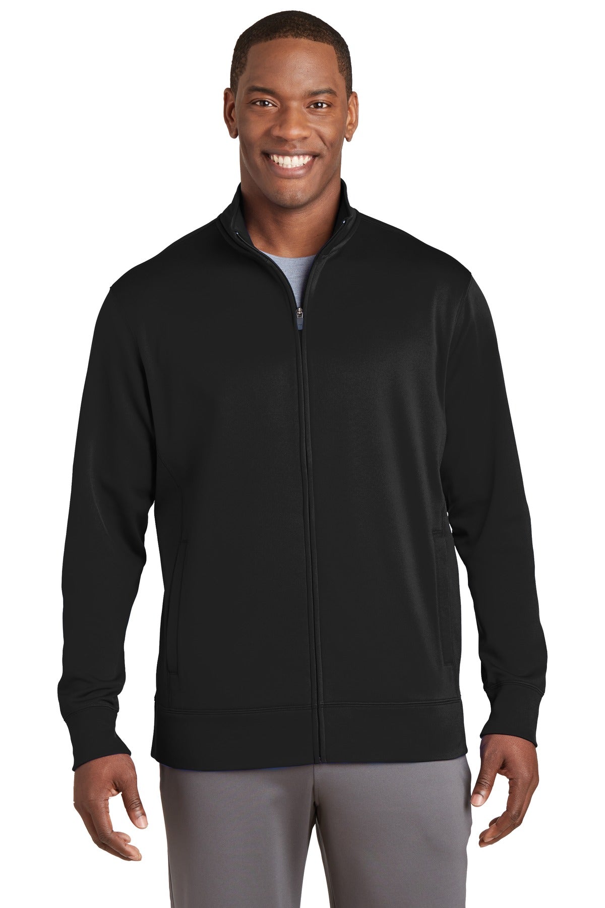 Sport-Tek® Sport-Wick® Fleece Full-Zip Jacket. ST241