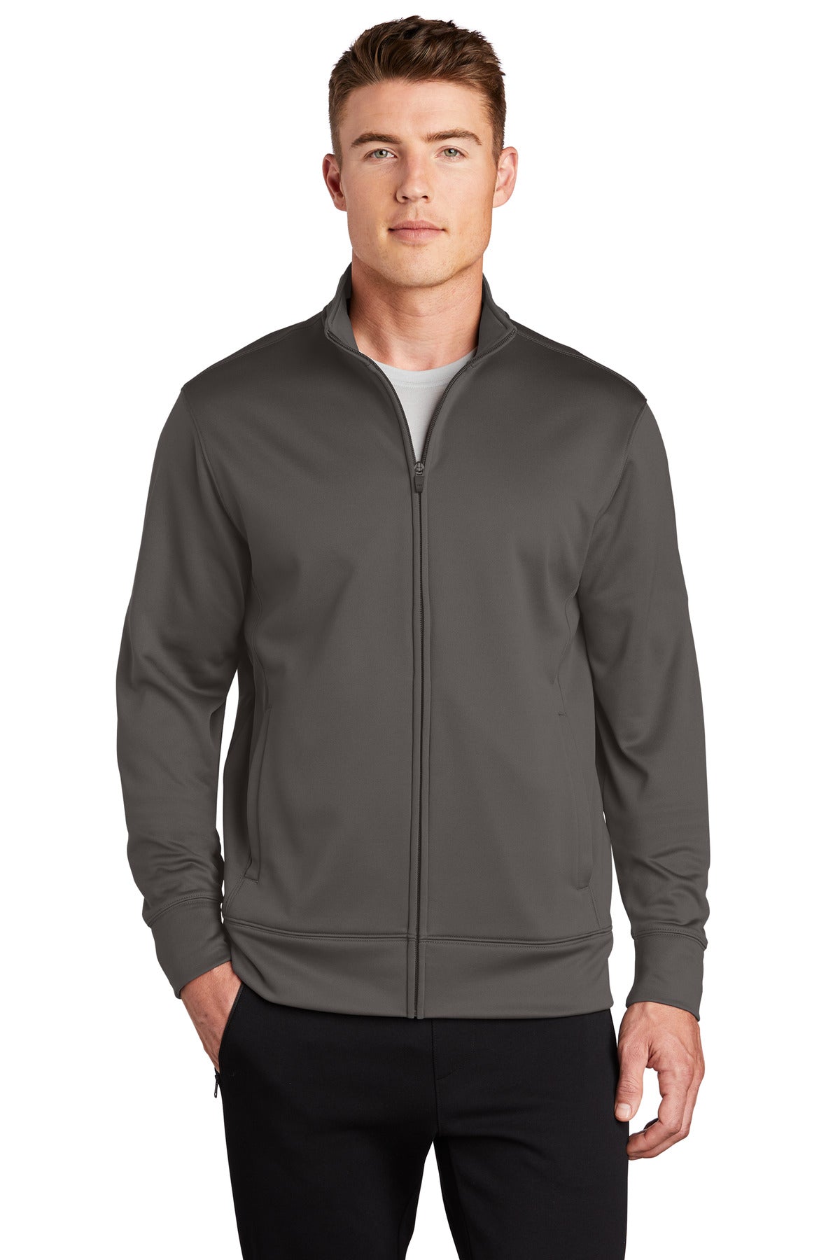 Sport-Tek® Sport-Wick® Fleece Full-Zip Jacket. ST241