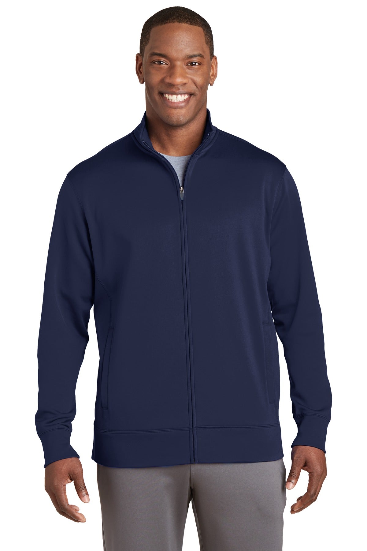 Sport-Tek® Sport-Wick® Fleece Full-Zip Jacket. ST241