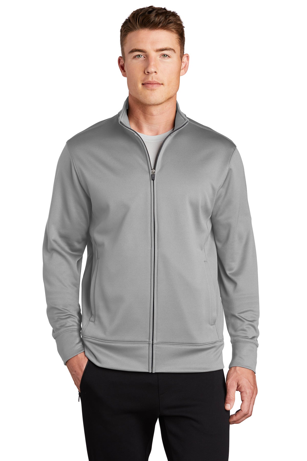 Sport-Tek® Sport-Wick® Fleece Full-Zip Jacket. ST241