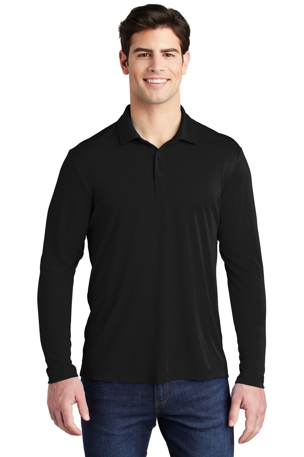 Sport-Tek ® Posi-UV® Pro Long Sleeve Polo. ST520LS