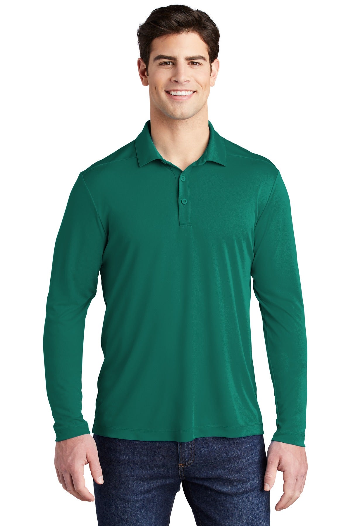 Sport-Tek ® Posi-UV® Pro Long Sleeve Polo. ST520LS