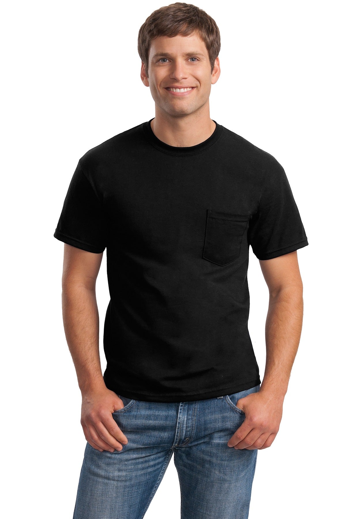 Gildan® - Ultra Cotton® 100% US Cotton T-Shirt with Pocket.  2300