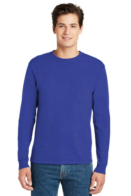 Hanes® - Authentic 100% Cotton Long Sleeve T-Shirt.  5586