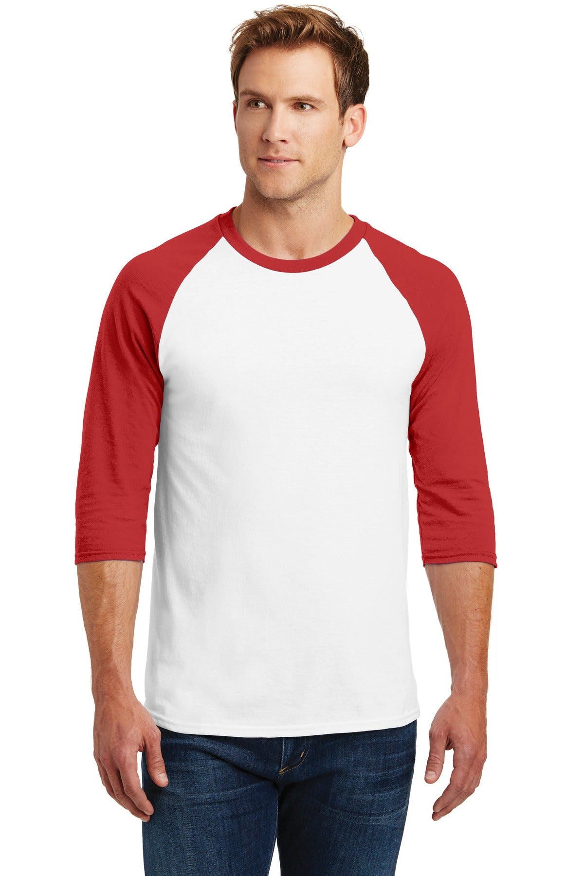 Gildan® Heavy Cotton&#8482; 3/4-Sleeve Raglan T-Shirt. 5700