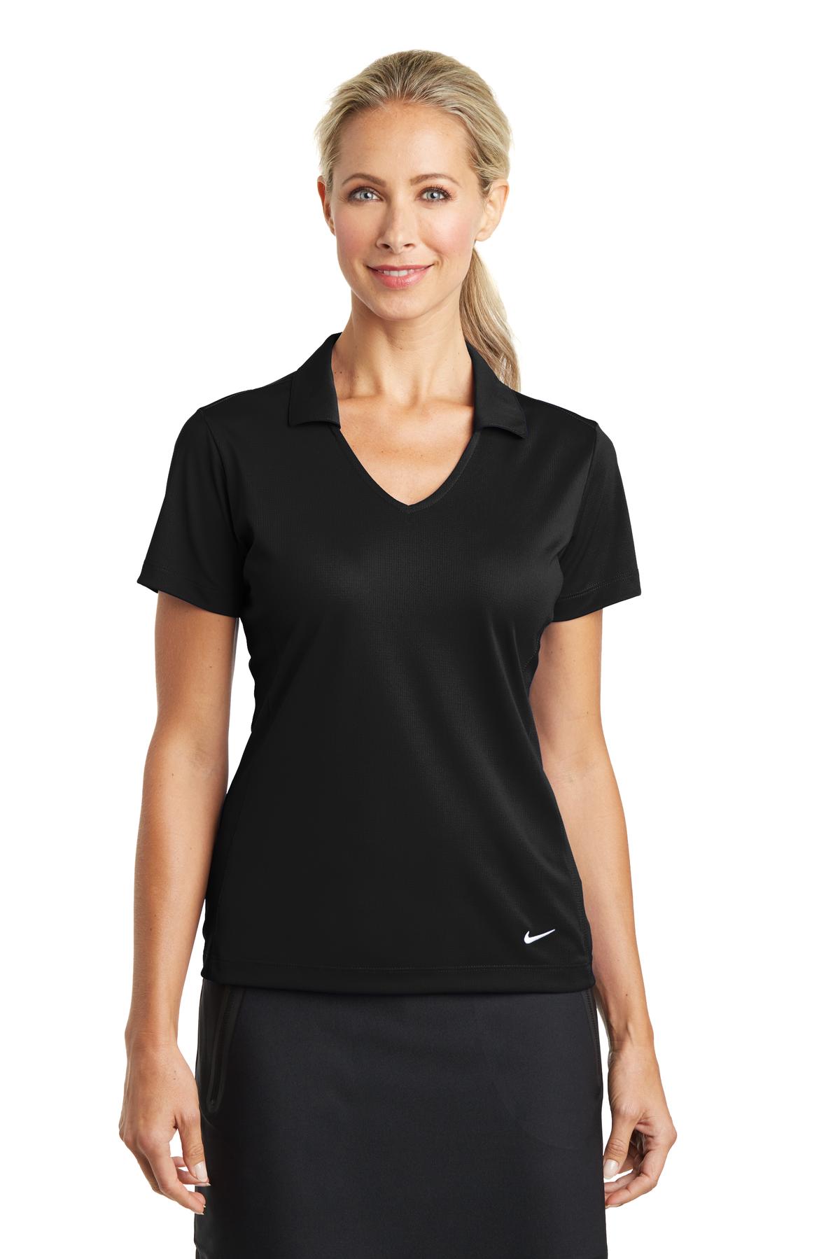 Nike Ladies Dri-FIT Vertical Mesh Polo. 637165