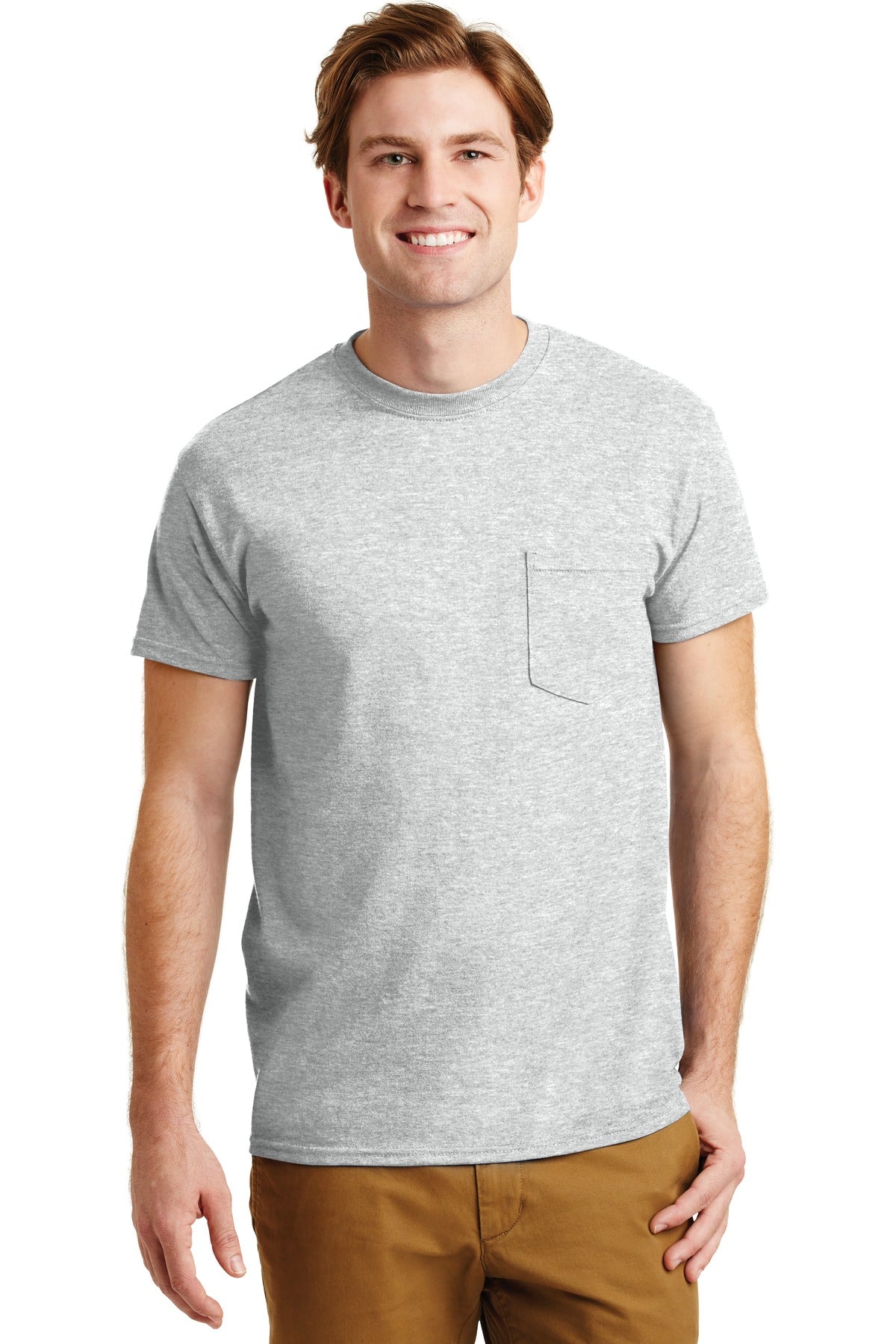 Gildan® - DryBlend® 50 Cotton/50 Poly Pocket T-Shirt. 8300