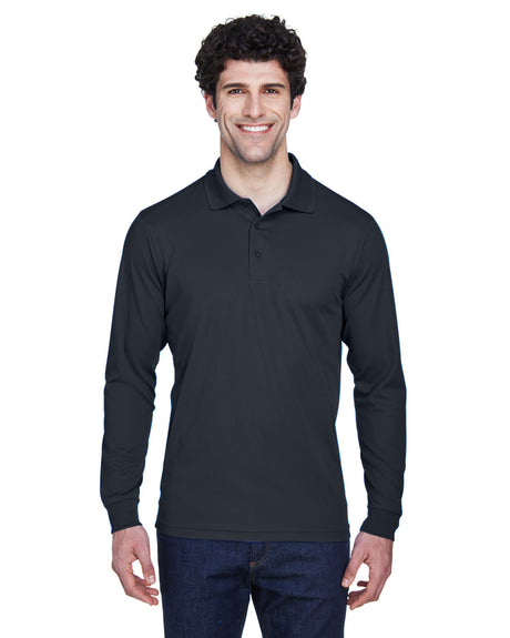 CORE365 Men's Pinnacle Performance Long-Sleeve Piqué Polo