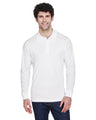 CORE365 Men's Pinnacle Performance Long-Sleeve Piqué Polo