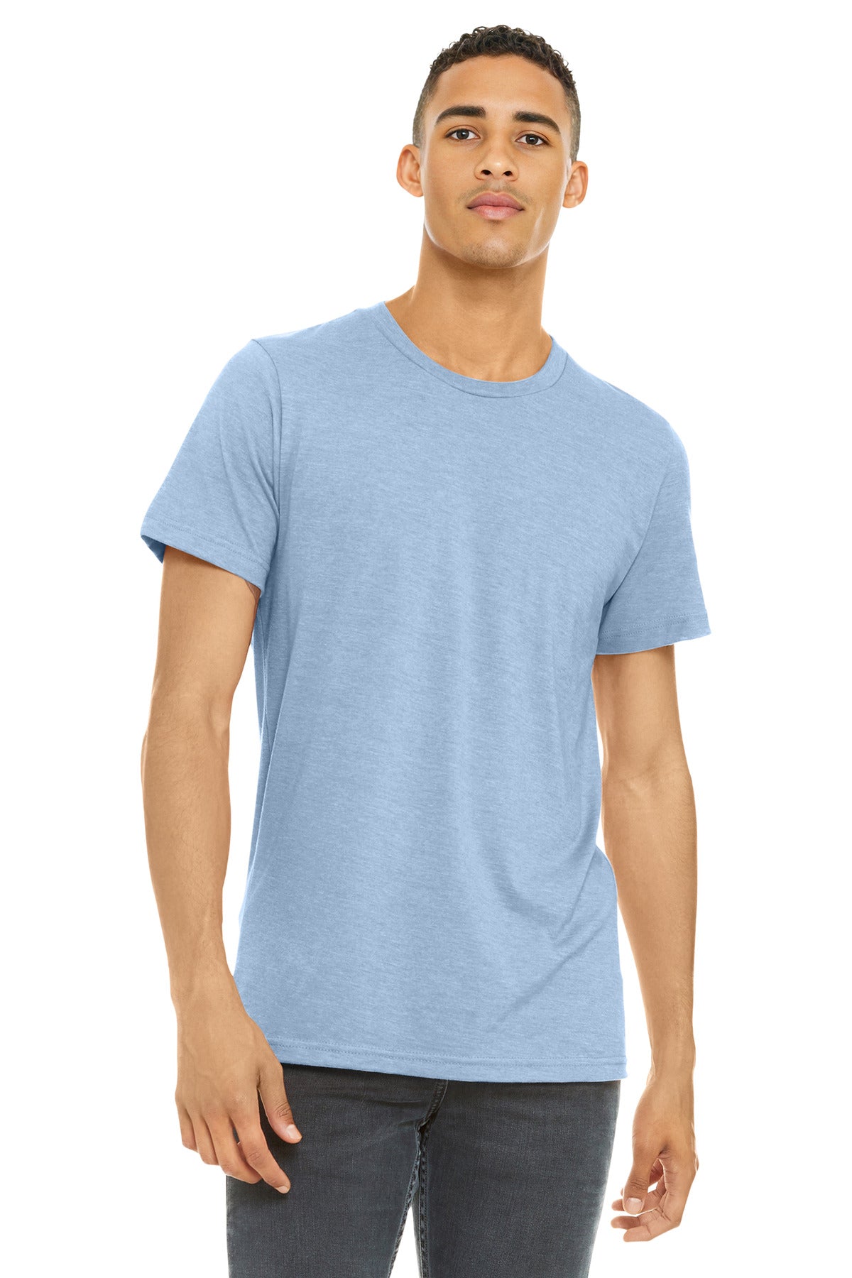 BELLA+CANVAS  ®  Unisex Heather CVC Short Sleeve Tee. BC3001CVC