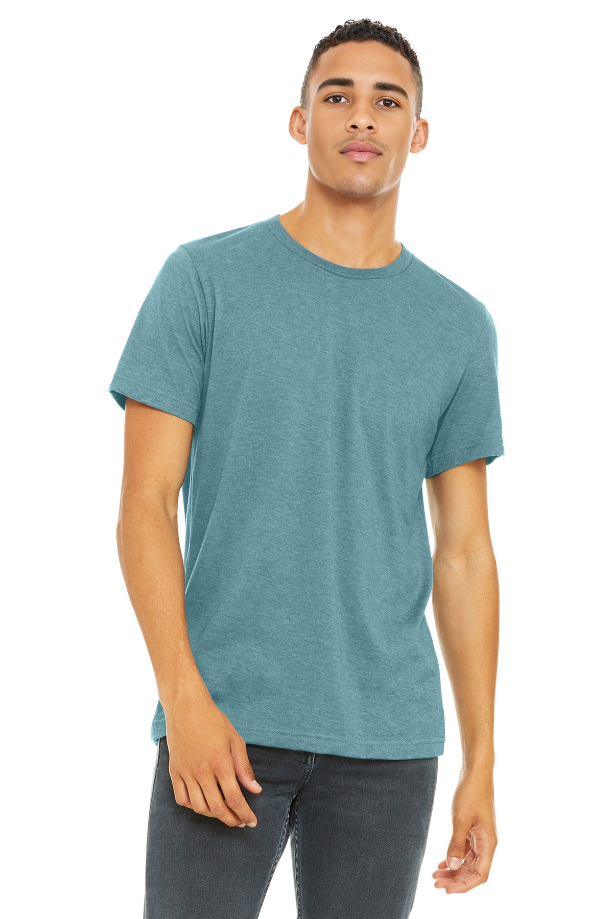 BELLA+CANVAS  ®  Unisex Heather CVC Short Sleeve Tee. BC3001CVC