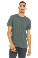 BELLA+CANVAS  ®  Unisex Heather CVC Short Sleeve Tee. BC3001CVC