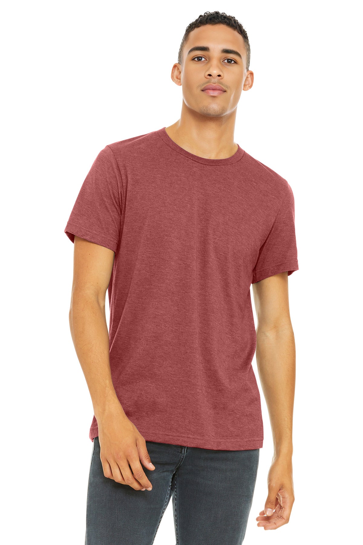 BELLA+CANVAS  ®  Unisex Heather CVC Short Sleeve Tee. BC3001CVC