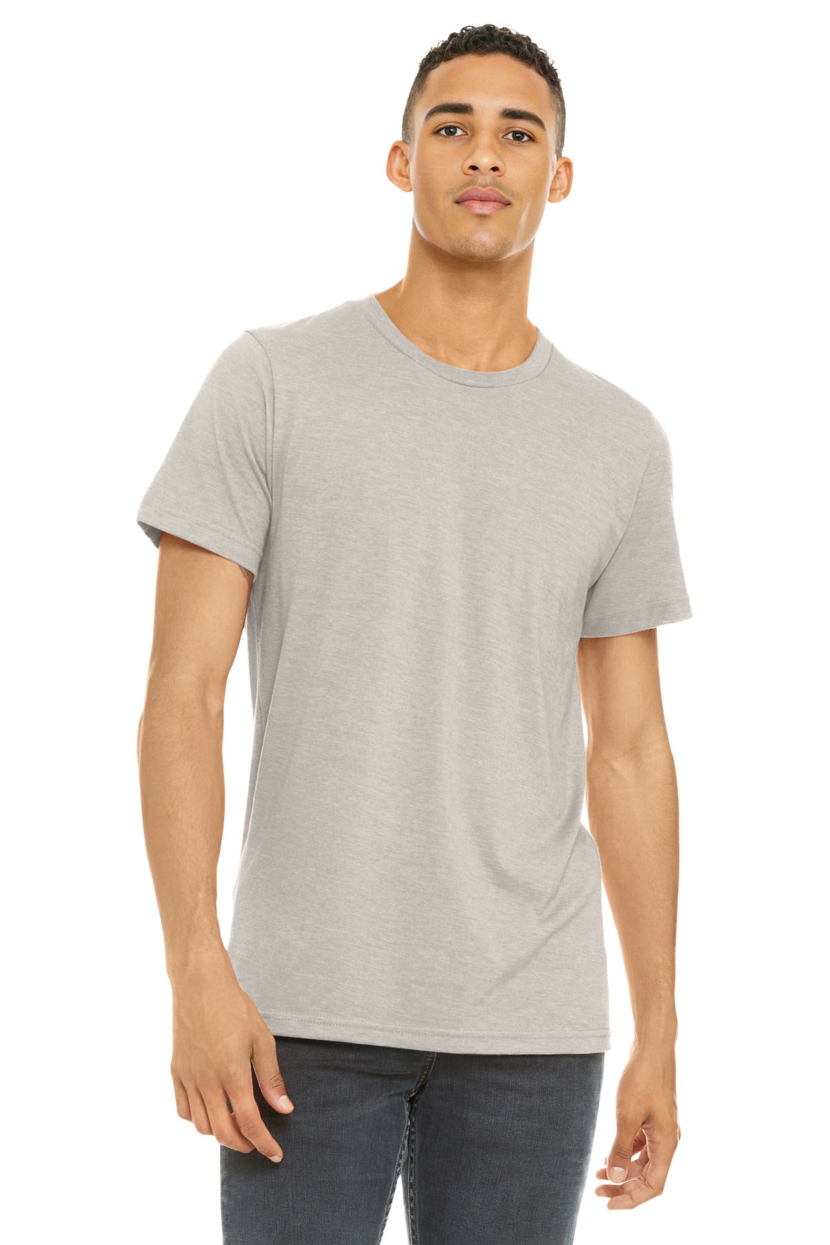 BELLA+CANVAS  ®  Unisex Heather CVC Short Sleeve Tee. BC3001CVC