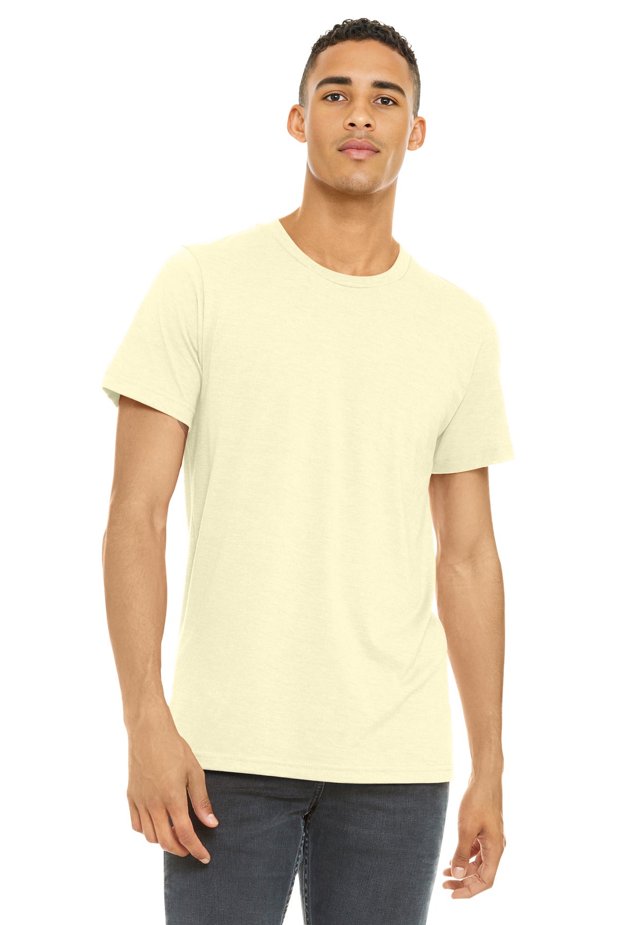 BELLA+CANVAS  ®  Unisex Heather CVC Short Sleeve Tee. BC3001CVC